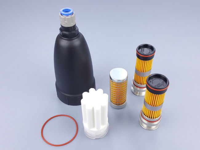5250-980-60 Zestaw filtrów do kompresora 2-cylindrowego z osuszaczem membranowym